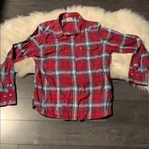 Levi’s women’s flannel button down
